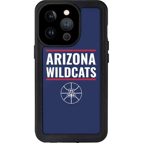 University of Arizona Wildcats Basketball Mark iPhone 15 Pro Waterproof Case